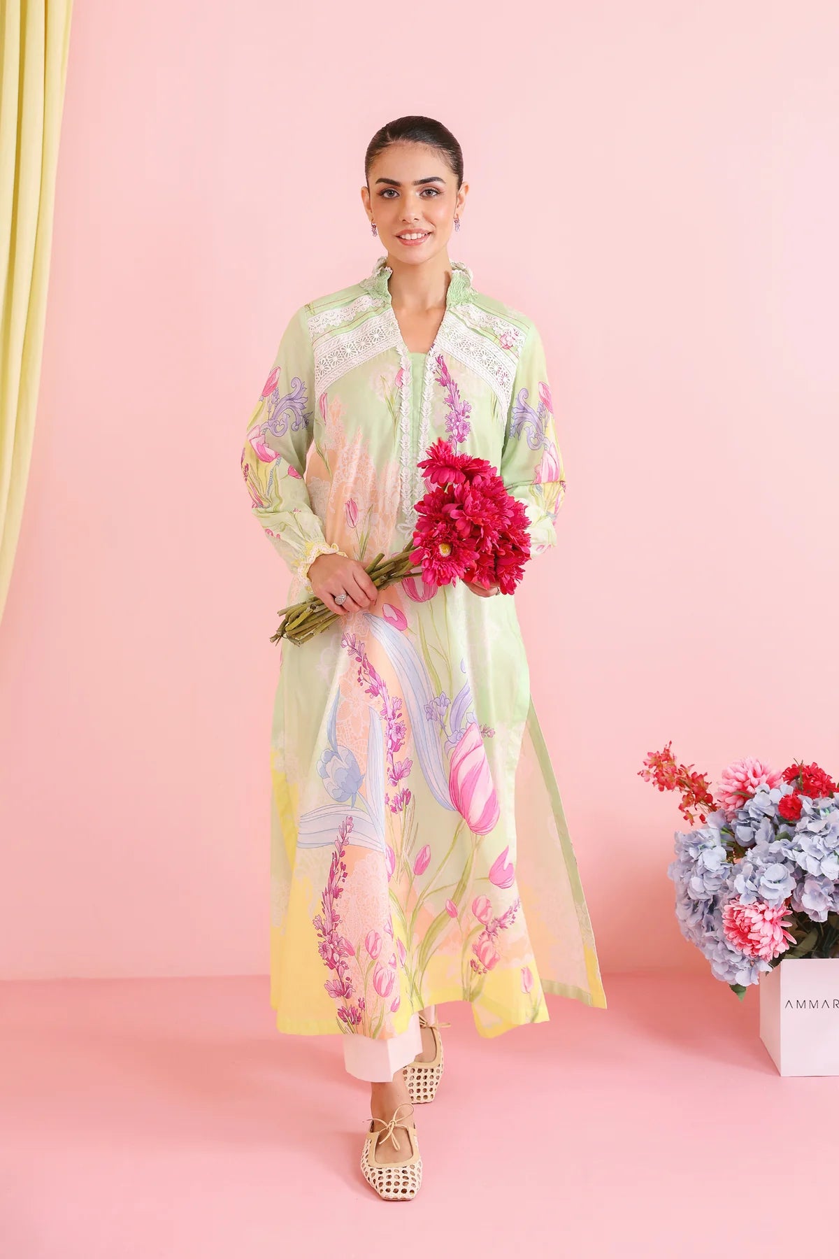 AMMARA KHAN LAWN PRET’26 | TULIPS AND LEMONADE