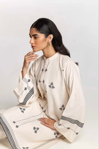 GUL AHMED  CASUAL PRET | EMBROIDERED SET ST-02