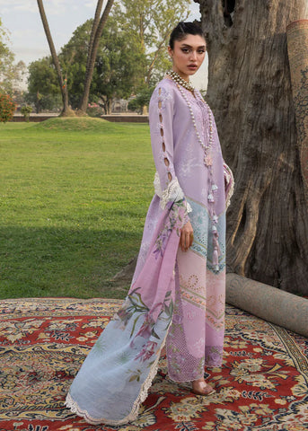 SAIRA SHAKIRA BLOOM UNSTITCHED LAWN’26 | AVA 1B