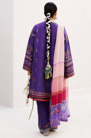 ZARA SHAHJAHAN UNSTITCHED LAWN’24 | LAMIA 7B