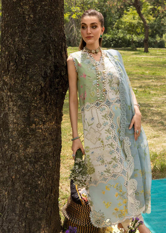 SAIRA SHAKIRA BLOOM UNSTITCHED LAWN’26 | LANA 1A