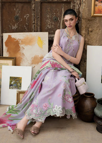 SAIRA SHAKIRA BLOOM UNSTITCHED LAWN’26 | IRIS 1B