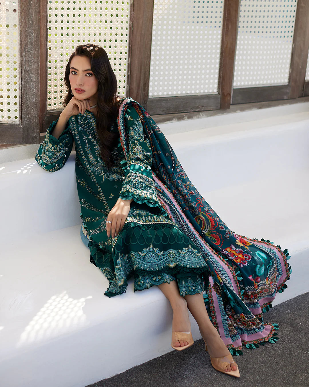 FAIZA SAQLAIN - LILIANA LUXURY LAWN’24 | MILENA