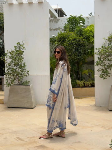 NAARJ LAWN PRET’26 | MOROCCON BLUE