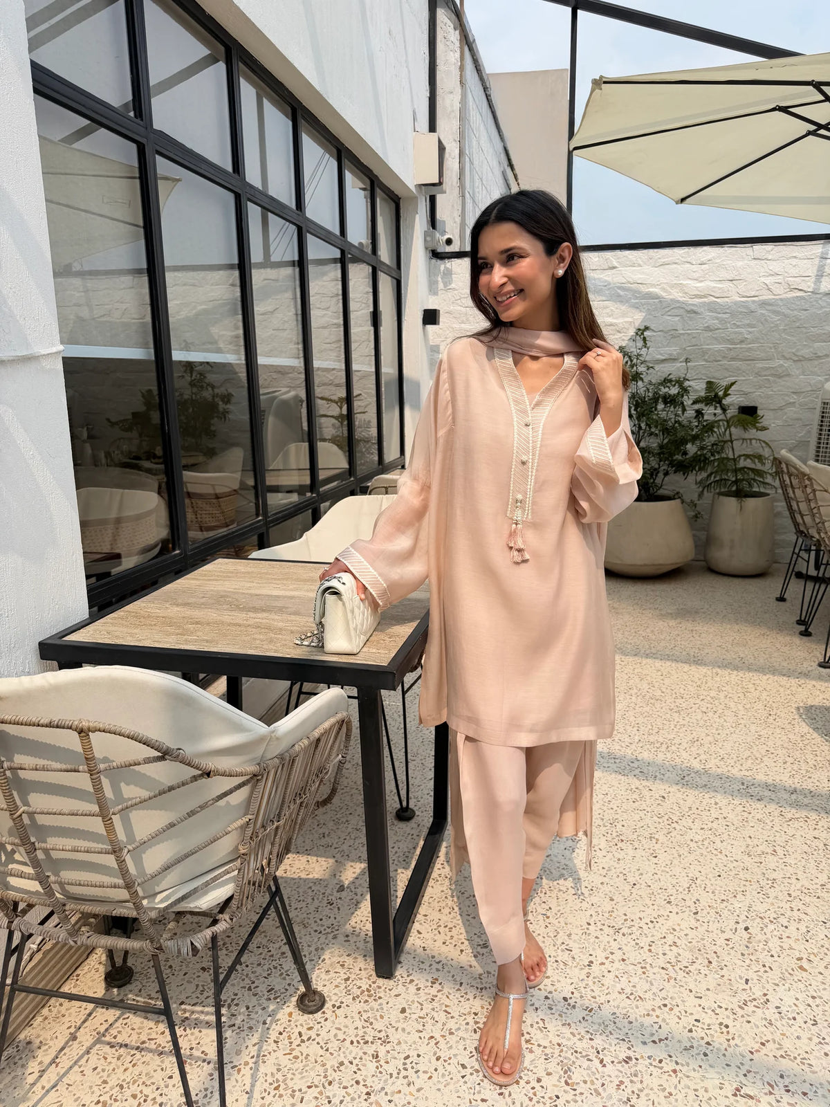 SAK ‘FOREVER NEUTRALS’26 | LIGHT PINK NINA SET