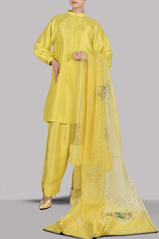 MUSE LUXE | AURORA YELLOW EMBELLISHED SET