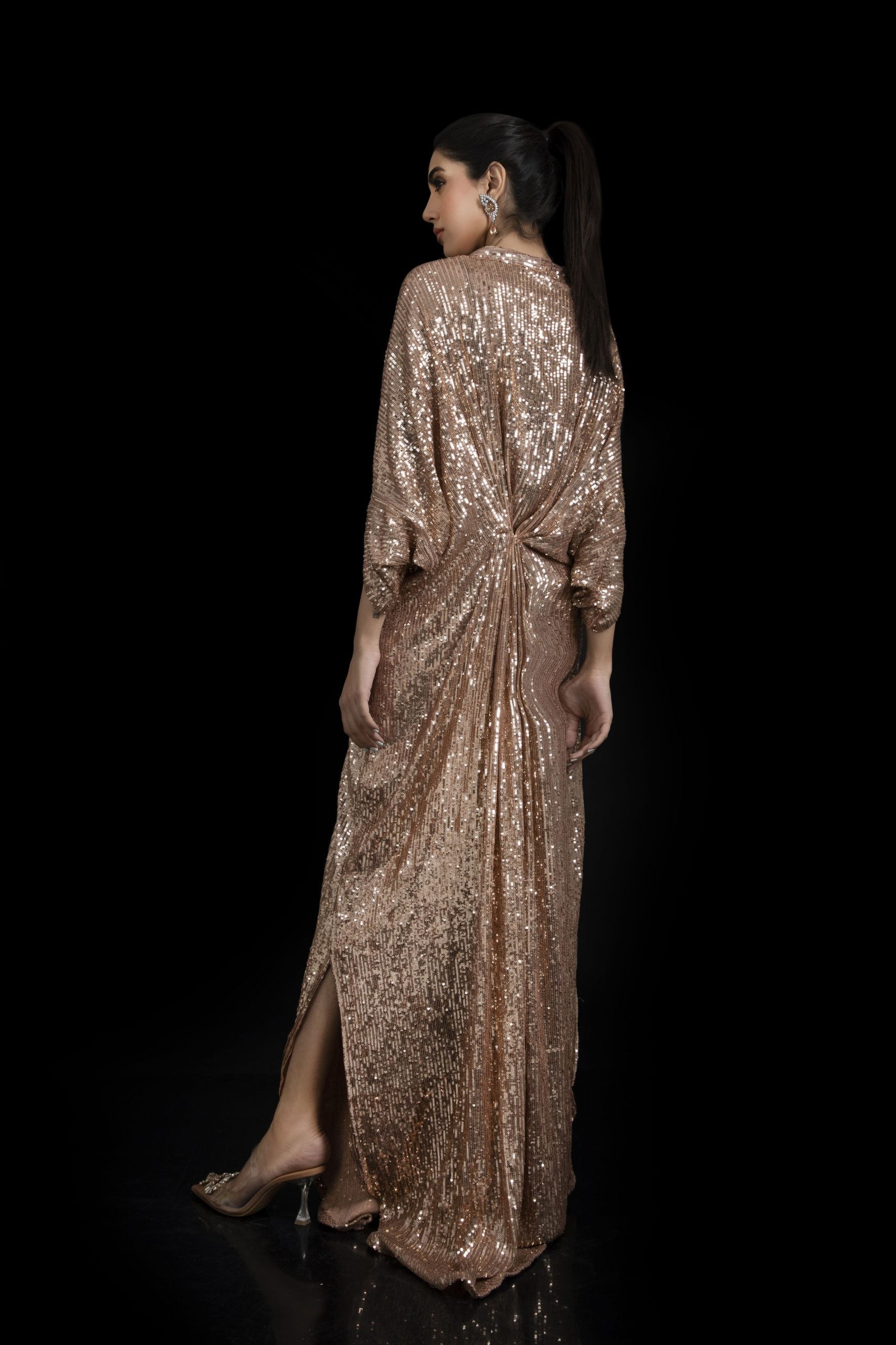 AYESHA SOMAYA KAFTAN | ROSE GOLD