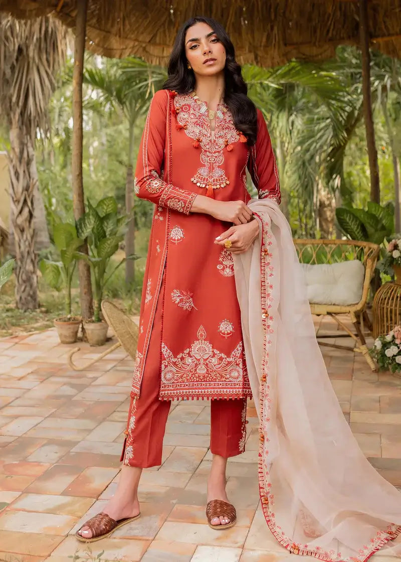 SIRAA SADAF FAWAD KHAN LAWN UNSTITCHED’24 | FAIZAH (B)