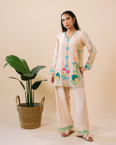 MEHREEN HAMZA TABANI ‘SOFT CHAOS LUXE PRET’26 | CREME