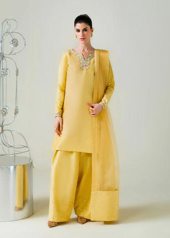 WANIYA BY MEHRAZAM ‘SOLENE LUXURY PRET’26 | VANILLA