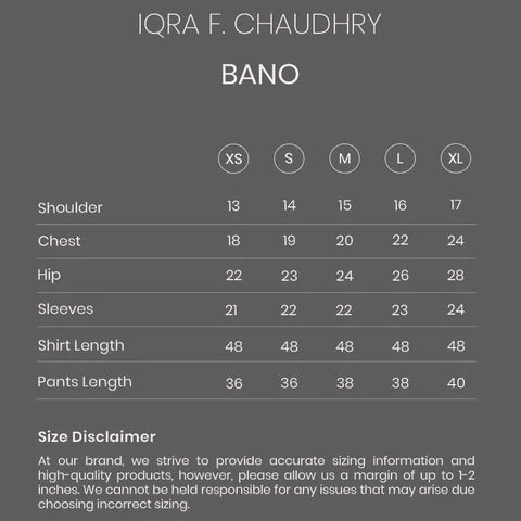 IQRAF CHAUDHRY | BANO