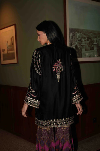 AMMARA KHAN ‘THE OVERTURE’26 | AK PRINT & VELVET GHARARA SET