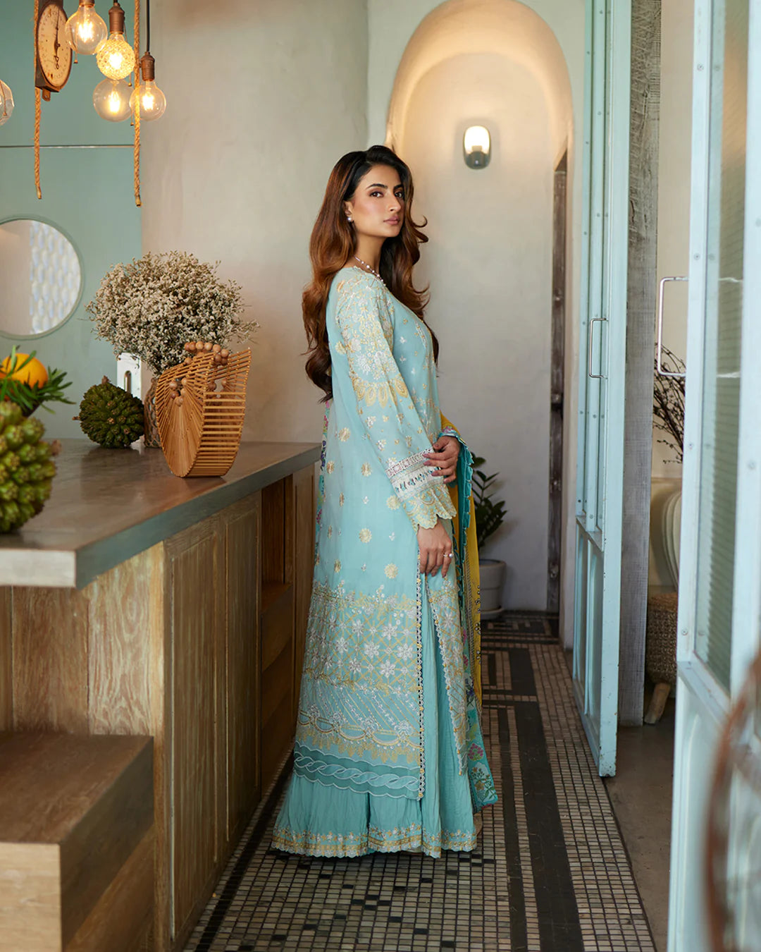 FAIZA SAQLAIN - LILIANA LUXURY LAWN’24 | GALINA