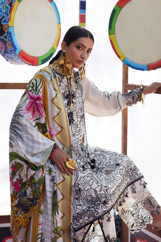 ELAN UNSTITCHED LAWN’26 | ZEVARE  07B