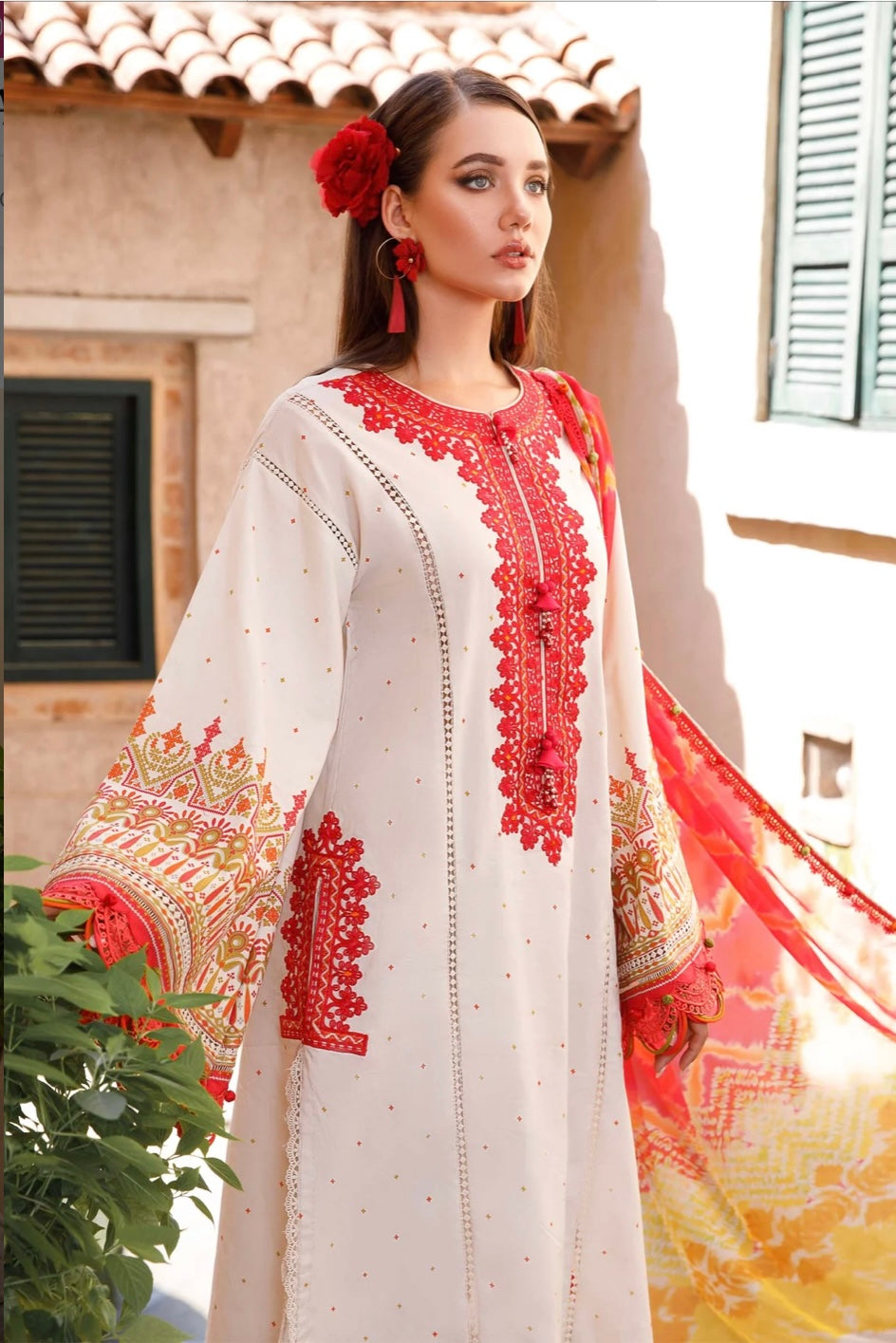 MARIA UNSTITCHED LAWN | US-6A