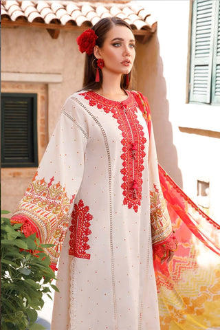 MARIA UNSTITCHED LAWN | US-6A