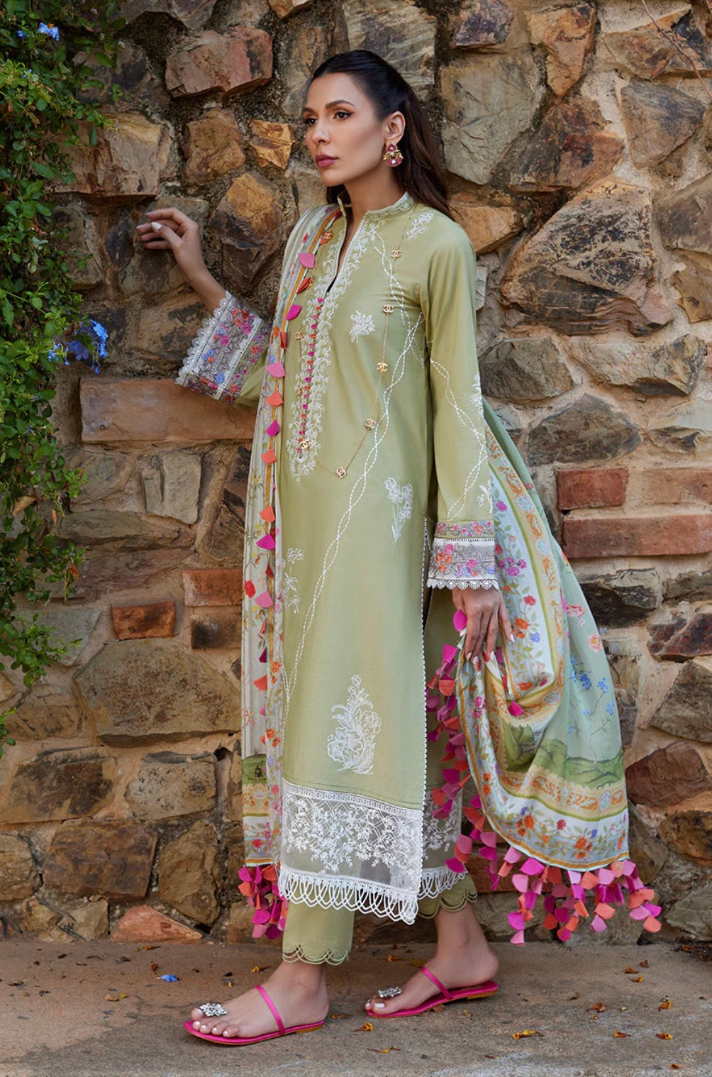 NIDA AZWER LUXURY LAWN’24 | SAGE SERENITY