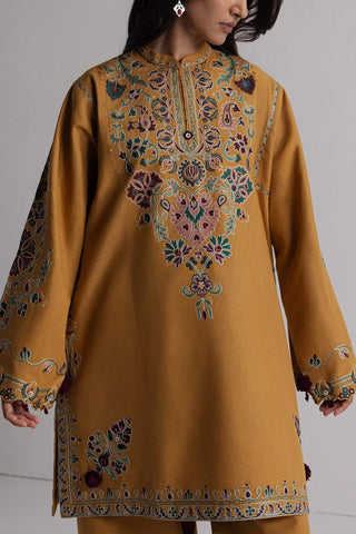 COCO BY ZARA SHAHJAHAN ‘WINTER UNSTITCHED’26 | OCHRE 2A