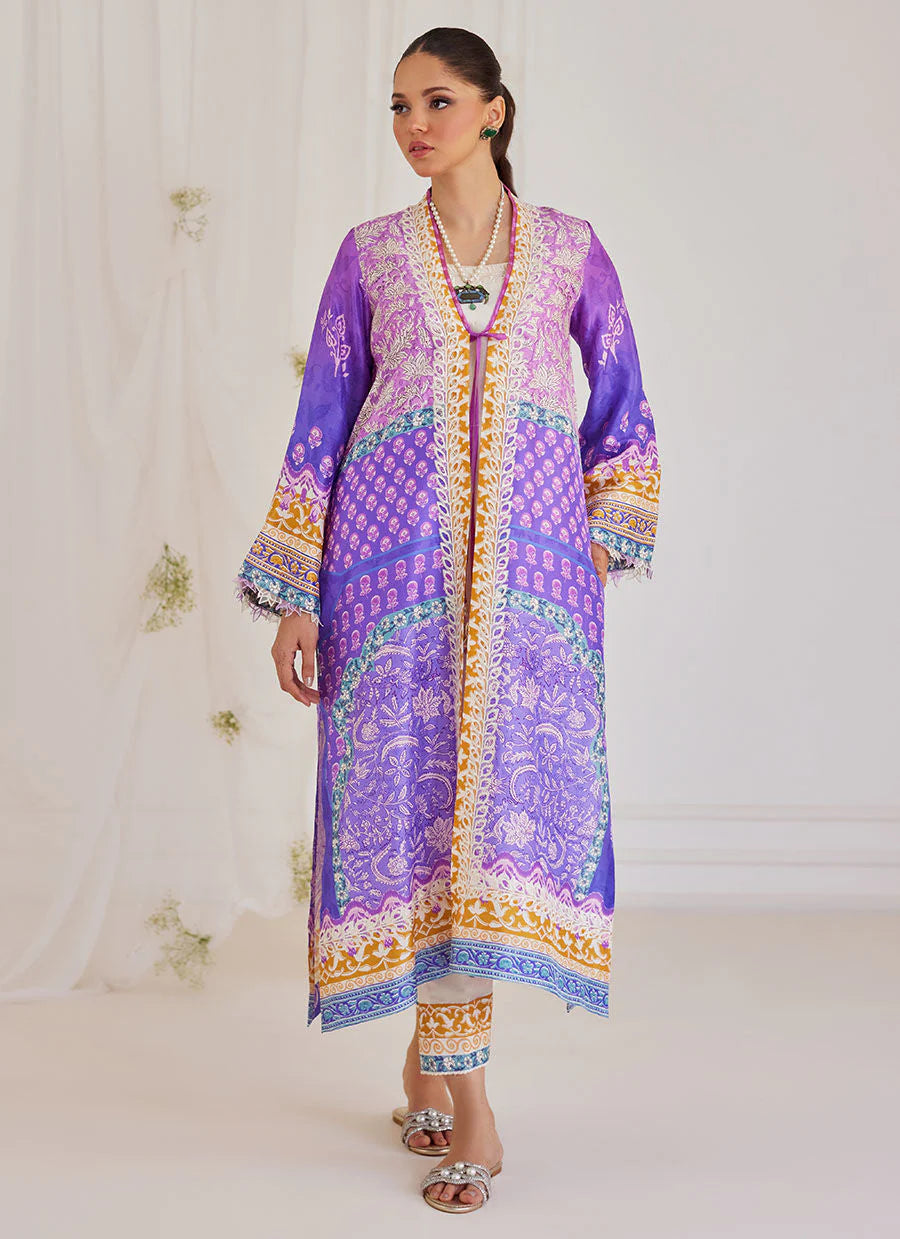 FARAH TALIB AZIZ LUXE SILK PRET | ALBA SILK JACKET AND SLIP