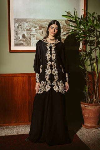 AMMARA KHAN ‘THE OVERTURE’26 | GLIDED MONOCHROME JACKET SET