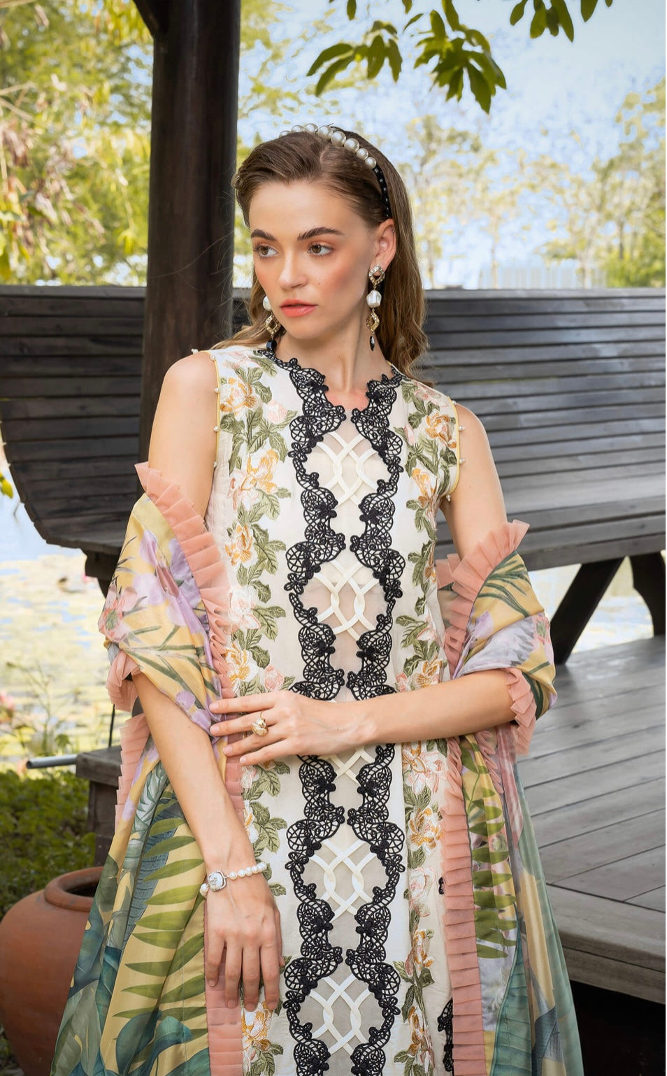 ASIFA & NABEEL UNSTITCHED LAWN’24 | MYSTIQUE