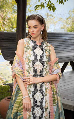 ASIFA & NABEEL UNSTITCHED LAWN’24 | MYSTIQUE