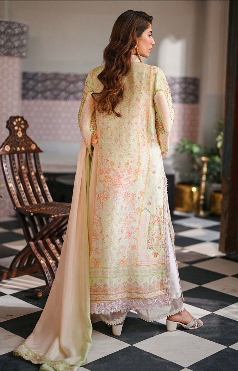 ANSAB JAHANGIR LUXE SILK PRINT | SHEBA