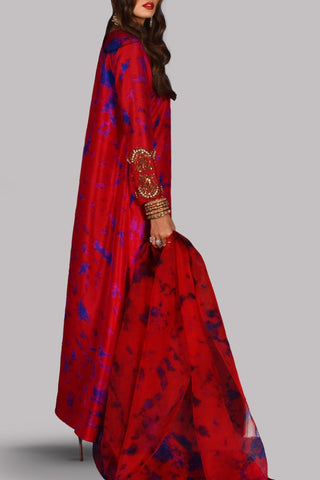 MUSE LUXE | LOLLIPOP RED TIE DIE MAXI SET