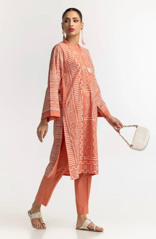 GUL AHMED CASUAL PRET | PRINTED SET ST-10