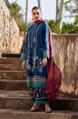 NIDA AZWER LUXURY LAWN’24 | SAPPHIRE SERENADE