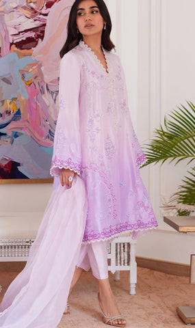 FARAH TALIB AZIZ LUXE PRET’24 | LAVINIA OMBRÉ EMBROIDERED SET