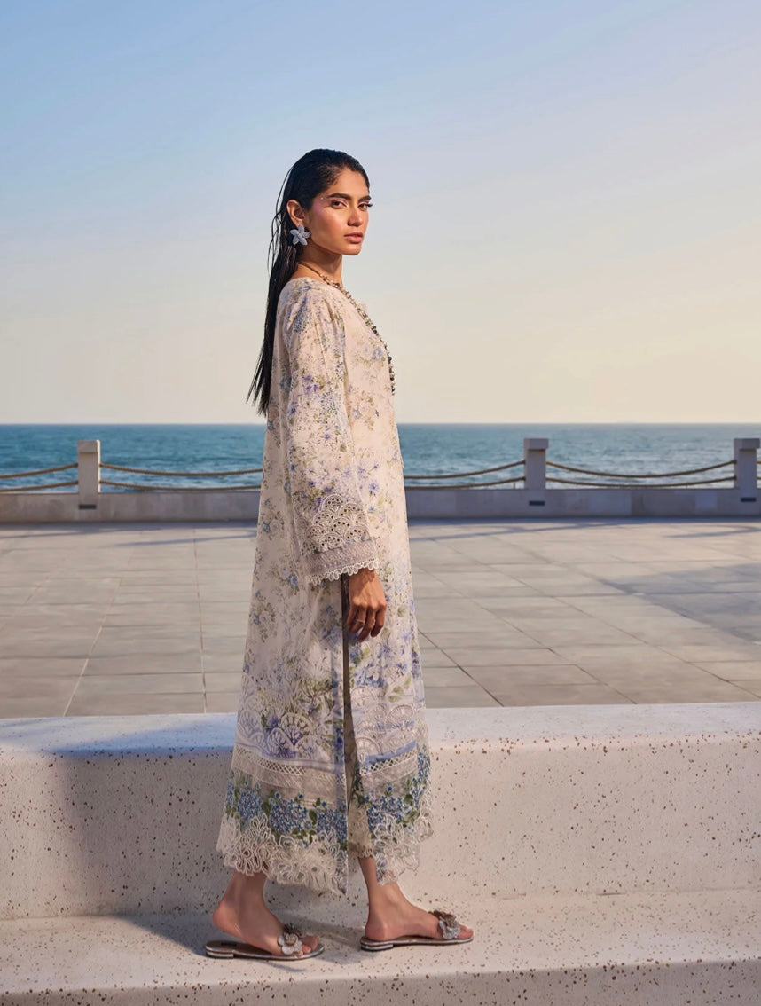 DHANAK PRINTED PRET’24 | SKY BLUE SET
