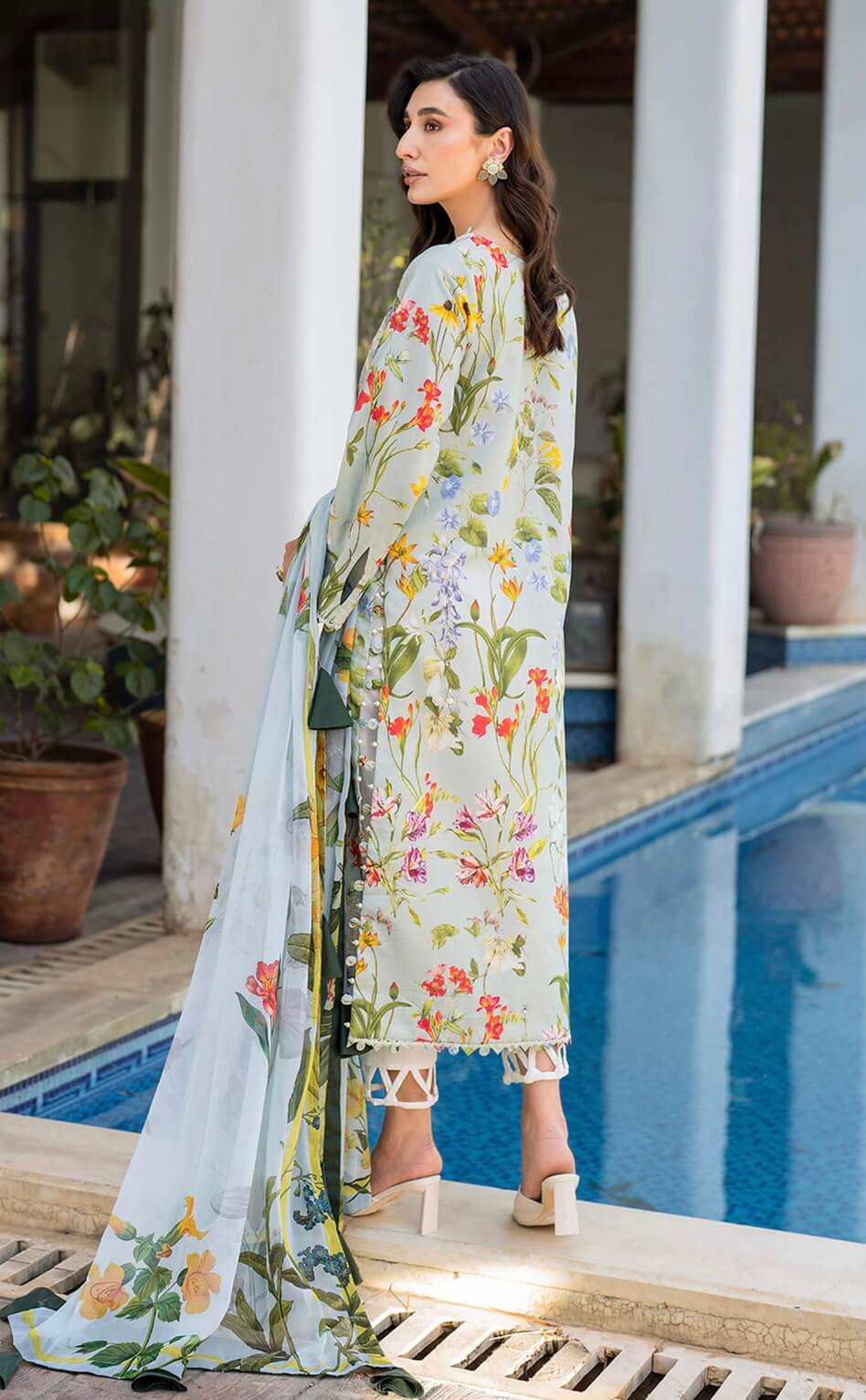 ASIFA NABEEL UNSTITCHED LAWN’24 | SUROOR