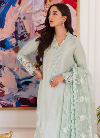 FARAH TALIB AZIZ LUXE PRET’24 | LIARA PISTACHIO EMBROIDERED SET