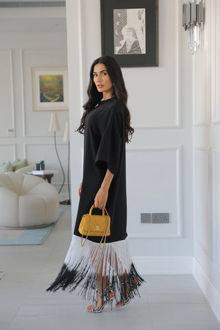 HAJRA LALLJEE DRIFT DRESS | BLACK TIDE
