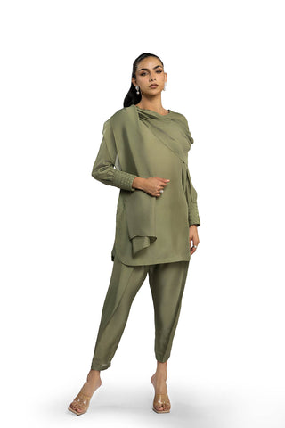 AYESHA SOMAYA RTW'26 | FOREST GREEN