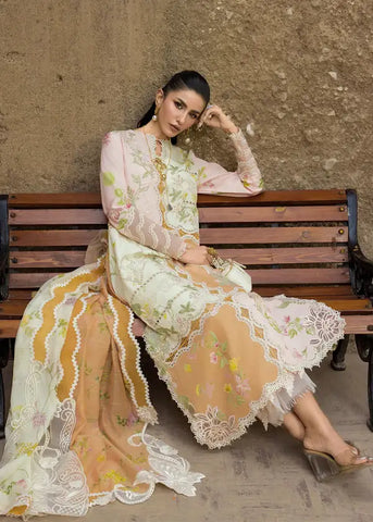 SAIRA SHAKIRA BLOOM UNSTITCHED LAWN’26 | LANA 1B