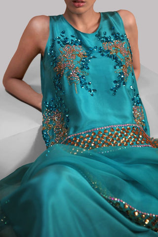 MUSE LUXE | VEREDIAN GREEN EMBELLISHED SET