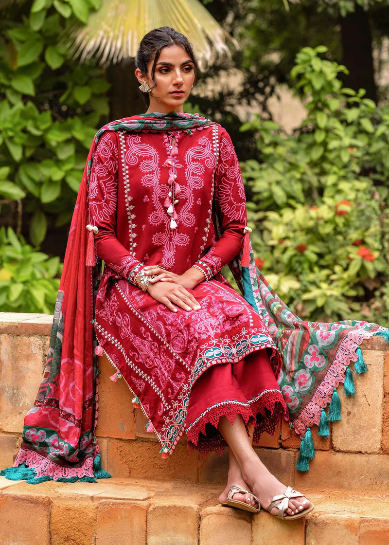 SIRAA SADAF FAWAD KHAN LAWN UNSTITCHED’24 | HELEN (B)