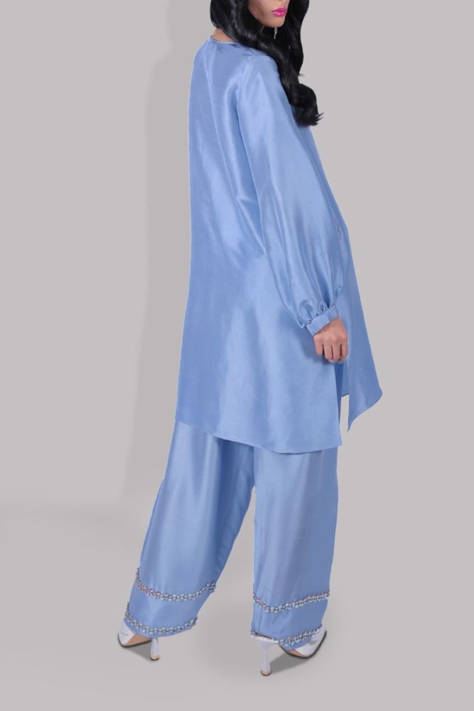 MUSE LUXE | BLUE BELL TUNIC SET