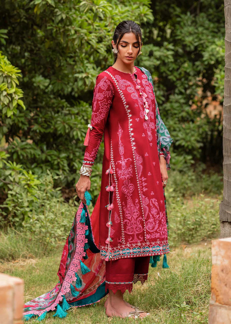 SIRAA SADAF FAWAD KHAN LAWN UNSTITCHED’24 | HELEN (B)