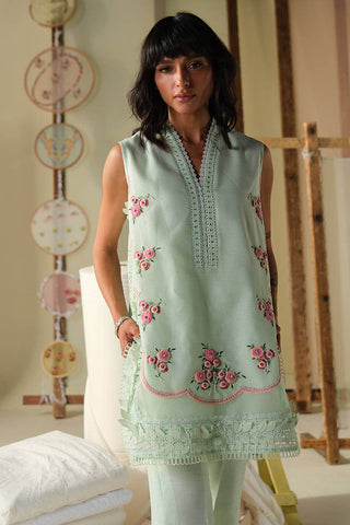 FARIDA HASAN ‘DHOOP LUXE PRET’26 | AQUA ROSE SET