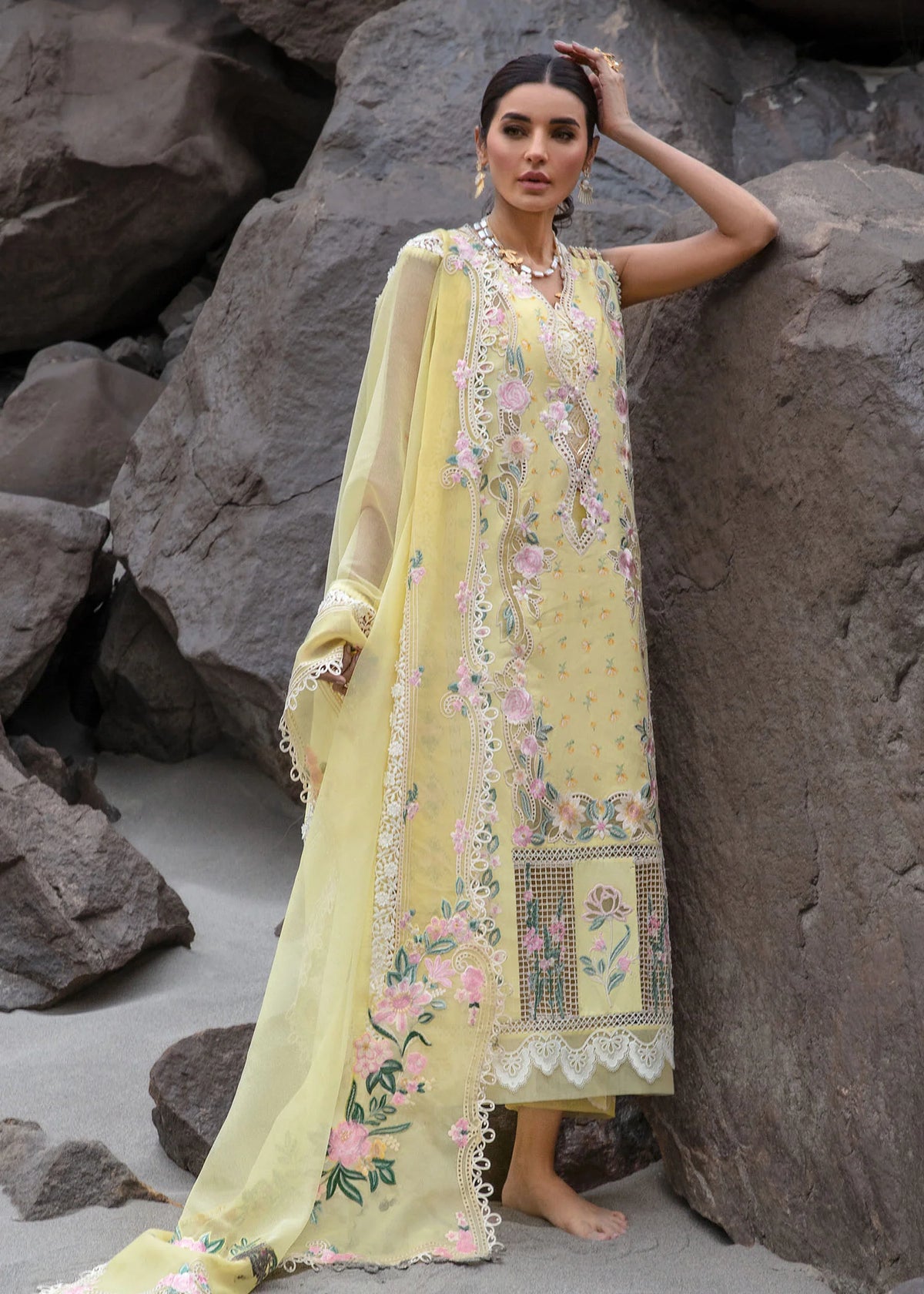 CRIMSON LAWN’24 | BELIEVE IN HER - TOPAZ YELLOW