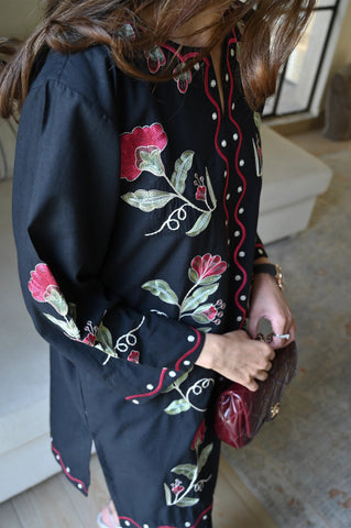 LA PRET EMBROIDERED PRET'26 | BLACK PARADISE