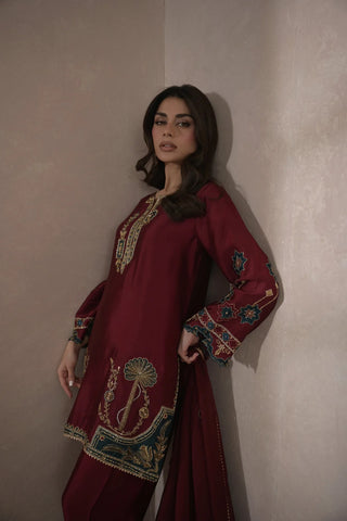 NIMRAH HAFSA ‘ZEINA FESTIVE FORMALS’26 | ROSA TEAL