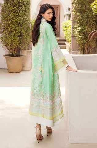 ANSAB JAHANGIR LUXE SILK PRET | SEAFOAM GREEN