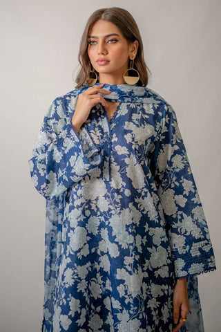 WEAR EGO UNSTITCHED LAWN’24 | BELLE 3PC