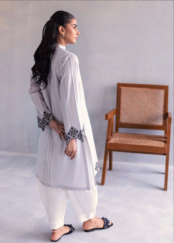 IMAGE CASUAL PRET | LIGHT GREY KURTA