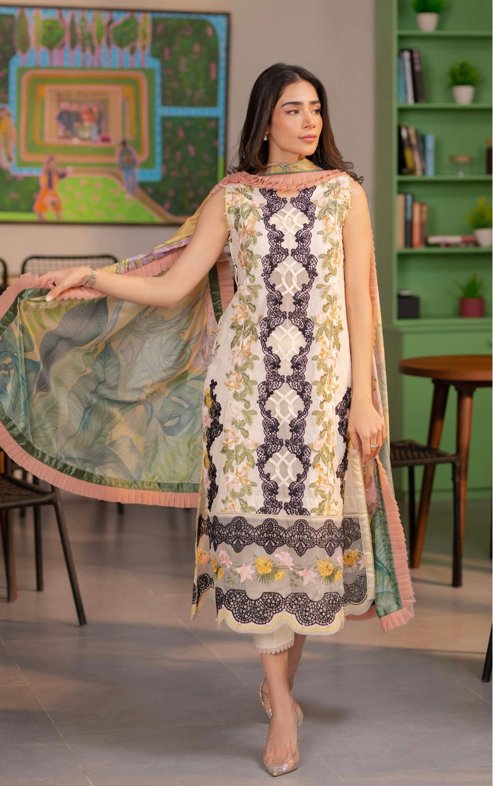 ASIFA & NABEEL UNSTITCHED LAWN’24 | MYSTIQUE