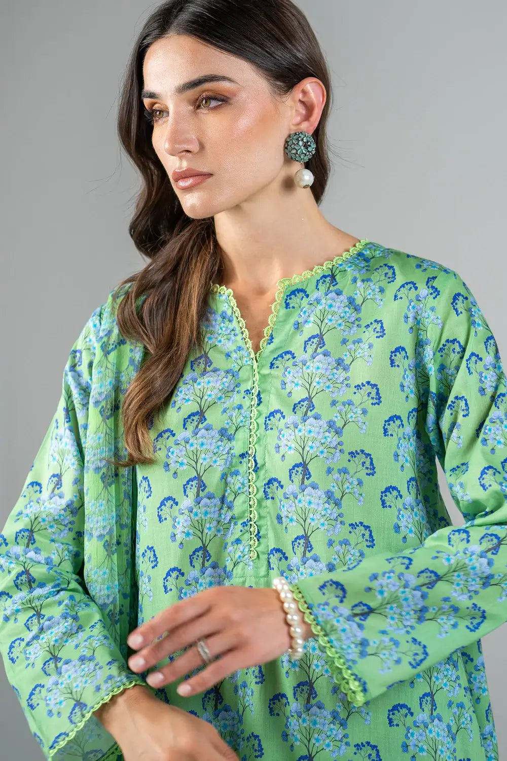 WEAR EGO UNSTITCHED LAWN’24 | SERENE 3PC